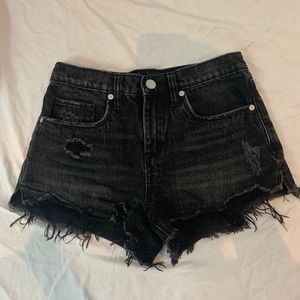 BLANK NYC Black Denim Shorts